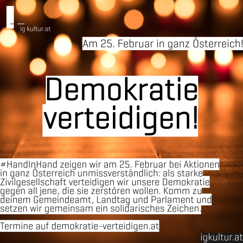 demokratie verteidigen - demonstration gegen rechtsextremismus